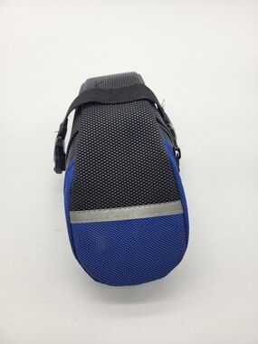 Blue and Black Compact Bike Saddle Bag